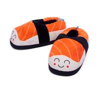 Coddies Pantofole Sushi - Suole in Memory Foam e Antiscivolo - Regali Divertenti e Originali per Uso Interno ed Esterno - Regali di Natale per Lei e per Lui, Marrone, 8.5/11 UK