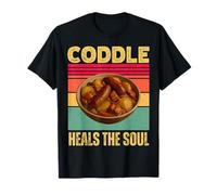 Coddle Heals The Soul Dublino Irish Funny Food Retro Maglietta