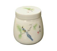 Coddled Egg Cups - Ceramic, 220ml Poached Egg Maker With Lid | 3.43in Cooking Container, Vintage Aesthetic Holder for Breakfast, Brunch, Lunch or Dinner, Suitable for Kitchen, Restaurant,