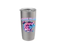 Code Blue Crew Nurse Night Shift RN ER Nurse Medical Bicchiere termico in acciaio inox doppia parete
