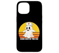 Code Boo In The ICU - Maglietta da infermiera di Halloween, da donna Custodia per iPhone 15
