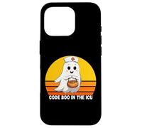 Code Boo In The ICU - Maglietta da infermiera di Halloween, da donna Custodia per iPhone 16 Pro
