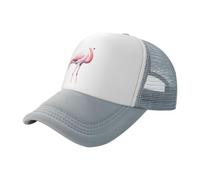 Code Flamingo - Berretto da baseball in rete con stampa nera, traspirante, adatto per pesca ed escursionismo
