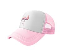 Code Flamingo - Berretto da baseball in rete con stampa nera, traspirante, adatto per pesca ed escursionismo