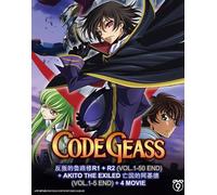 Code Geass (R1 + R2: VOL.1 - 50 End + Akito The Exiled + 4 Movie) ~ All Region ~