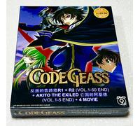 Code Geass (R1 & R2: VOL.1 - 50 End + Akito The Exiled + 4 Movie) ~ All Region ~