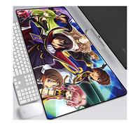 Code Geass Tappetino Mouse Gaming, Grande Anime Mouse Pad XXL 900x400mm Confortevole, Lavabile, 3mm Antiscivolo Tappetino Scrivania Supporto per Ufficio Computer, Adatto per computer e PC, C