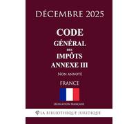 Code général des impôts, annexe III