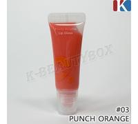 CODE GLOKOLOR Fruity Volume Lip Gloss 10g #03 Punch Orange Plumping Lip K-Beauty