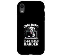 Code Hard Play Recupera Harder Dog Tech Custodia per iPhone XR