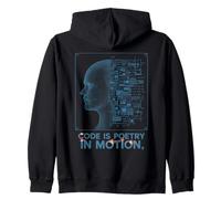 Code Is Poetry in Motion Scienziato Dati Felpa con Cappuccio