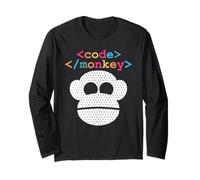 Code Monkey Sintassi dei Dati degli sviluppatori Maglia a Manica