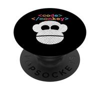 Code Monkey Sintassi dei dati degli sviluppatori PopSockets PopGrip Adesivo