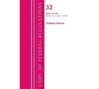 Code of Federal Regulations, Title 32 National Defense 1-190, Revise (Tascabile)