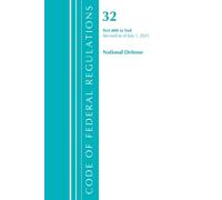 Code of Federal Regulations, Title 32 National Defense 800-End, Revi (Tascabile)