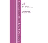 Code of Federal Regulations, Title 33 Navigation and Navigable Water (Tascabile)