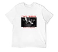 Code Orange Wires in Blood T-Shirt Mens Unisex White Tees 3XL