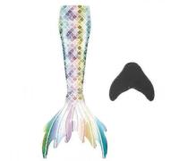 Code sirena gialle per nuoto bambini e adulti con monopinna