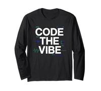 Code The Vibe Coding Design per sviluppatori Coders Maglia a Manica