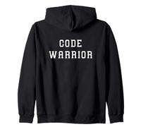 Code Warrior - Dichiarazione scientifica Divertente Felpa con Cappuccio