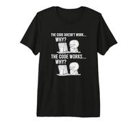 Code Works Why Meme Programmer - Maglietta Regalo Maglietta Premium
