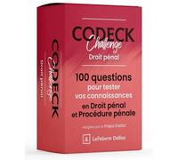 Codeck Challenge : Droit pénal et procédure pénale. 100 questions pour tester vos connaissances en Droit