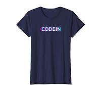 Codein - Maglietta Lean Purple Drank Syrup Double Cup Dope Maglietta, Donna, Navy, XL