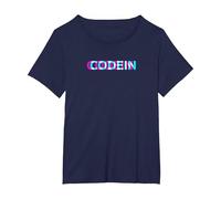 Codein - Maglietta Lean Purple Drank Syrup Double Cup Dope Maglietta, Donna Plus-Size, Navy, 5X