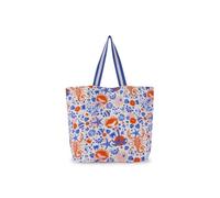 Codello Cotton Shopper Ciao Bella, borsa da spiaggia, blu/rosso, Blu