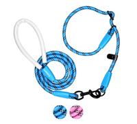 Codepets Guinzaglio staccabile da 0,6 cm, 1,2 m, 1,8 m, 2,4 m, con comoda maniglia in silicone, guinzaglio in corda resistente, per cani di taglia grande, media e piccola, non tira, altamente
