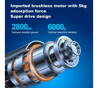 (CodePromo:AEWD55) Robot Lavavetri Liectroux , Dual Water Spray,Doppia Spruzzatura d'Acqua, Memoria Intelligente, Potente Aspirazione a Vuoto, pulizia a secco e a umido,motore senza spazzole, APP e