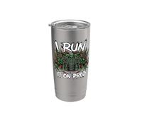 Coder DevOps I Run It On Prod Hacker Skull Bicchiere termico in acciaio inox doppia parete