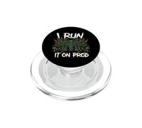 Coder DevOps I Run It On Prod Hacker Skull PopSockets PopGrip per MagSafe