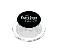 Coders Gonna Code - Programmatore IT Geek Hacker Techies Day PopSockets PopGrip per MagSafe