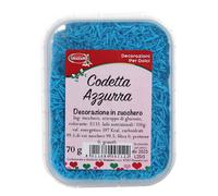 Codette di zucchero azzurre per decorazioni 70 g
