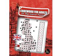 Codeword Puzzle Book for Adults: UK Map-Inspired Puzzles - Volume 1, large print format