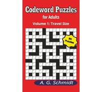 Codeword Puzzles for Adults: Volume 1, Travel Size Edition