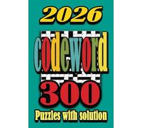 codewords puzzle book for adults 2026: 300 puzzles with solution
