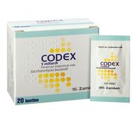 Codex 5 miliardi - 20 bustine - 250 mg per diarrea e problemi intestinali
