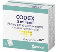 Codex 5 miliardi 250 mg Saccharomyces boulardii 20 Bustine