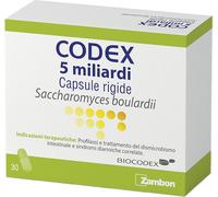 codex 5 Miliardi Saccharomyces Boulardii 250 mg 30 Capsule