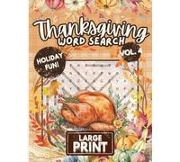 Codex Puzzles - Fun & Easy Thanksgiving Word Search for Adults, Teens, and Seniors, Large Print Volume 4: 500 Words, Festive Seasonal Fall Puzzles for ... Gratitude, Mindfulness, and Holiday Cheer