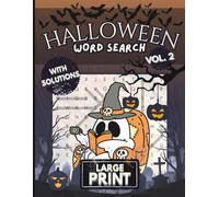 Codex Puzzles - Spooky Halloween Themed Word Search for Adults, Teens, and Seniors, Large Print Volume 2: 500 Words, Fun Holiday Puzzles for Relaxation, Stress Relief, and Festive Fall Nights