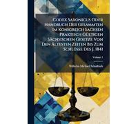 Codex Saxonicus Oder Handbuch Der Gesammten Im Königreich Sachsen Praktisch GÃ1/4ltigen Sächsischen Gesetze Von Den Ältesten Zeiten Bis Zum SchlÃ1/4sse Des J. 1841