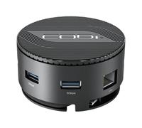 CODi CentroM3 Multi-Port USB-C Docking Station - 4K Dual HDMI, Gigabit Ethernet, 3 porte USB-A 3.2, ricarica PD, cavo intrecciato da 9 pollici - Hub USB-C universale per laptop e MacBook