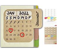 codiarts. 56 etichette adesive per diario Bullet Journal Sticker Tabs autoadesive Calendario Register Bullet Journal Accessori Agenda Agenda Scuola Diario Ufficio Scrap Book Washi Journaling Accessori