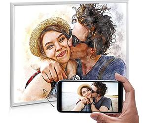 codiarts. La vostra foto o selfie nello stile di un dipinto a colori (opera d'arte digitale), come file, poster o cornice, matrimonio, fidanzata, bambino, regalo fotografico, bambini, nonni.