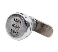 Codice 3 Cifre Combination Cam Lock Lega Zinco D'argento Blocco Cabinet Security Blocco con Password Blocco Meccanico Antifurto Serrature (0.5~9mm Iron Sheet Cabinet)