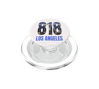 Codice 818 Los Angeles City State California Skyline Souvenir PopSockets PopGrip per MagSafe