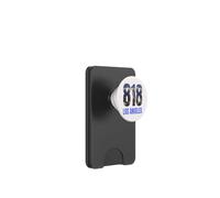 Codice 818 Los Angeles City State California Skyline Souvenir PopSockets PopWallet per MagSafe